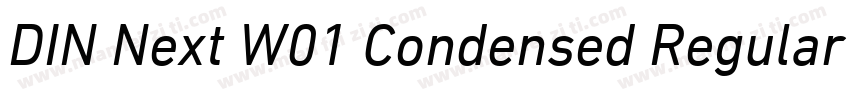 DIN Next W01 Condensed Regular字体转换